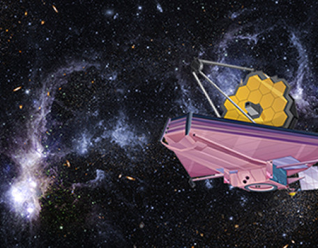 outer space background jwst
