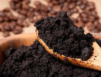 tecido de borra de cafe reciclada